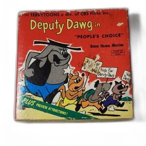 "Deputy Dawg" 8mm film reel, "Peoples Choice"  Produced by Terrytoons ~Vintage~